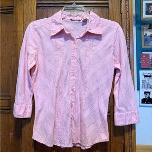 Overdrive Pink Cotton Shirt